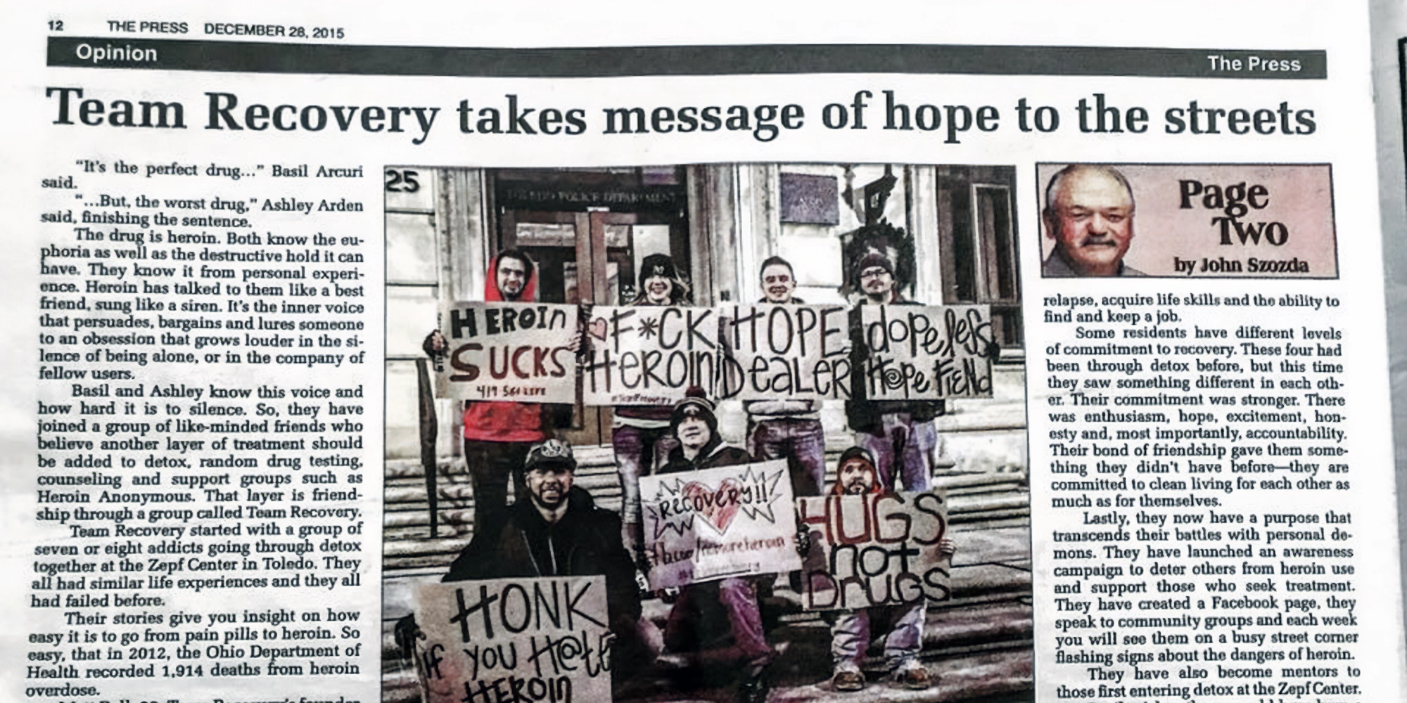 team_recovery_toledo_ohio_drug_prevention_presentation_press_news